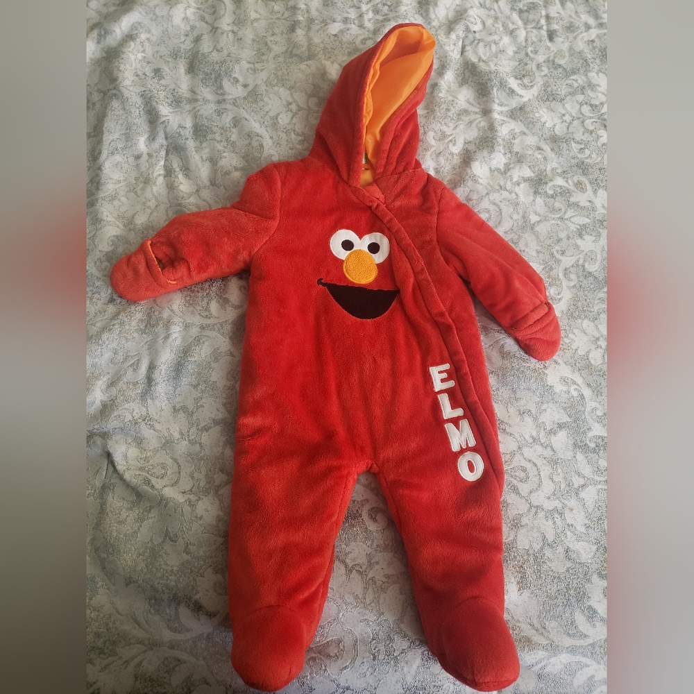 Elmo full body snowsuit